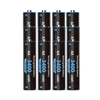 1.5V AA/AAA Lithium Battery LED Light Display Charger Intelligent Storage Charging Integrated Lithium Battery Charger