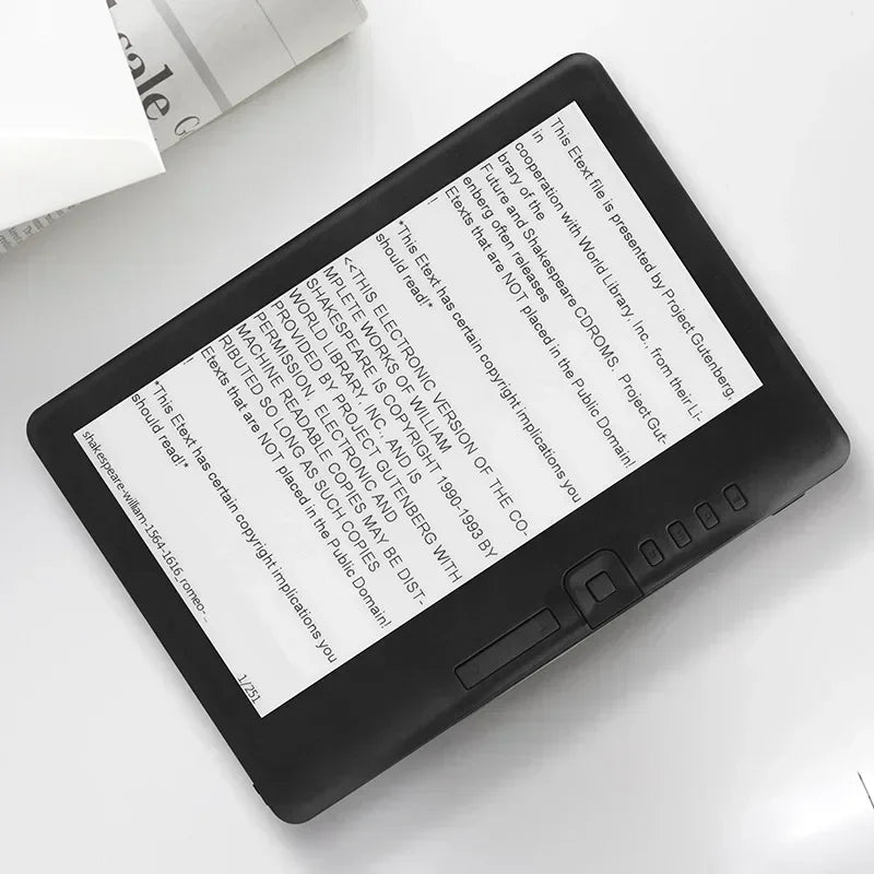 4/8/10GB Portable 7inch Ebook Reader Colorful Screen Supports Memory Card Digital Book Read E‑book Read E‑book Readers