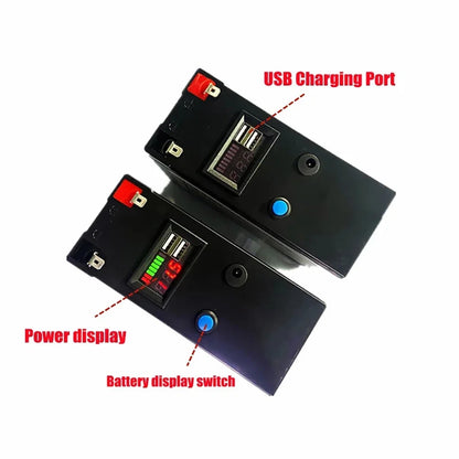 12V Lithium Battery 120Ah LiFePO4 4000+ Deep Cycles Built-in BMS,10-Year Lifetime,for UPS, Kayak Fish Finder, Solar Panel,Radio