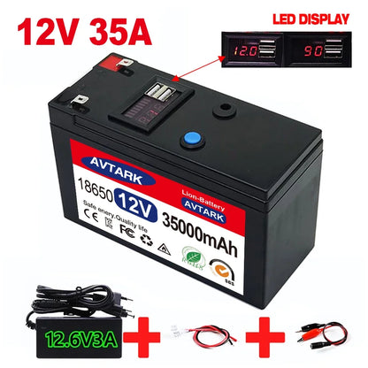 12V Lithium Battery 120Ah LiFePO4 4000+ Deep Cycles Built-in BMS,10-Year Lifetime,for UPS, Kayak Fish Finder, Solar Panel,Radio