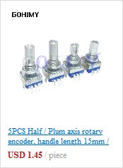 20PCS RM065 Trimmer Potentiometer Adjustable Resistor 500R 1K 5K 10K 20K 50K 100K 200K 500K 1M RM-065 Variable Resistors