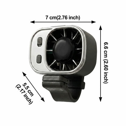 Rechargeable Battery USB Rechargeable Fan Low Noise Operation Soft Steady Airflow Portable Mini Fan Durable Lightweight Material