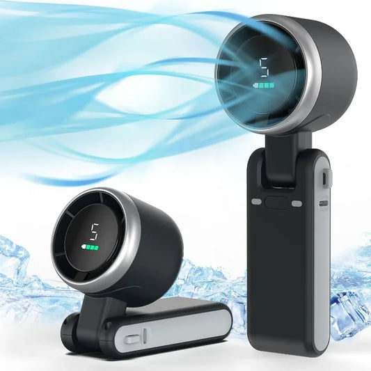 3-in-1 Fan, 5-speed, 3600mAh Rechargeable Lithium Battery, USB Charging, Travel Mini Fan