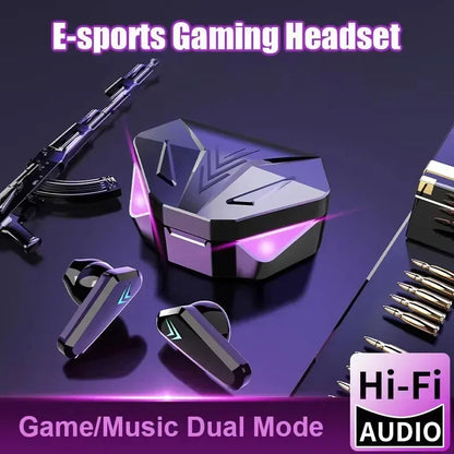 New TWS headset Bluetooth wireless gamer headset gamer with microphone hands-free apply to smartphones