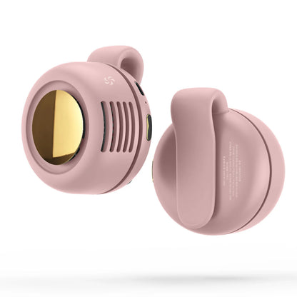 Portable Clip-On Fan Mini Rechargeable 360° Rotatable Fan Adjustable 3-Speed Silent Mini Bladeless Fans