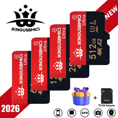 Super Fast Memory Card for Gaming Micro Memory Card SD Cards TF Cards Flash Card 512GB/16GB/64GB/256GB/32GB Advanced
