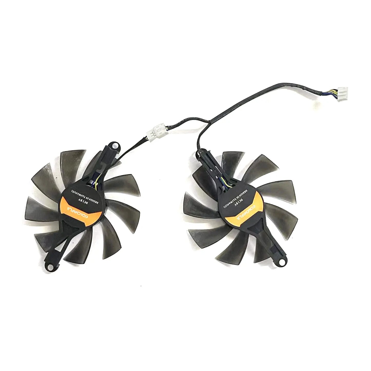 New 51RISC graphics card GPU fan 4PIN 85MM suitable for 51RISC graphics card AMD RX 580 8G 256Bit 2048SP graphics card fan