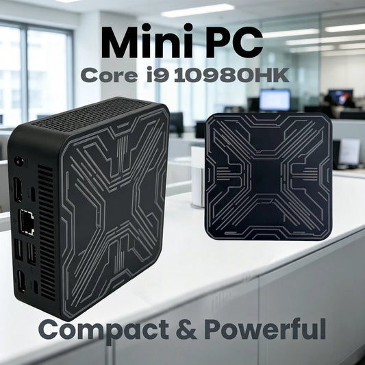 New Mini PC Core i9 10980HK 16GB 1TB 2TB Portable SSD 4K HD Gaming Gamer Desktop Computer