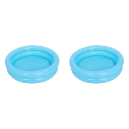 Round Inflatable Baby Toddlers Summer Swimming Pool Portable Inflatable Children Little Pump Pool Indoor Outdoor for 0-3Y Kids