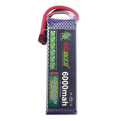 7.4V 3500mah 4200mah 5200mah 6000mah 2S Lipo Battery 35C T Plug for RC Car Truck Buggy Racing Boat