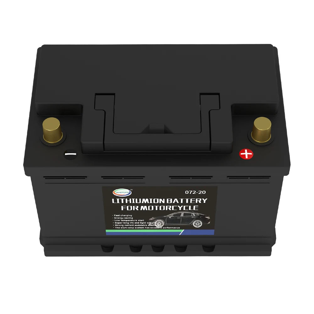 Car Battery 12V LiFePO4 Lithium Iron Phosphate Deep Cycle Built-in BMS 20Ah 40Ah 80Ah 100Ah High-Performance Automotive Battery