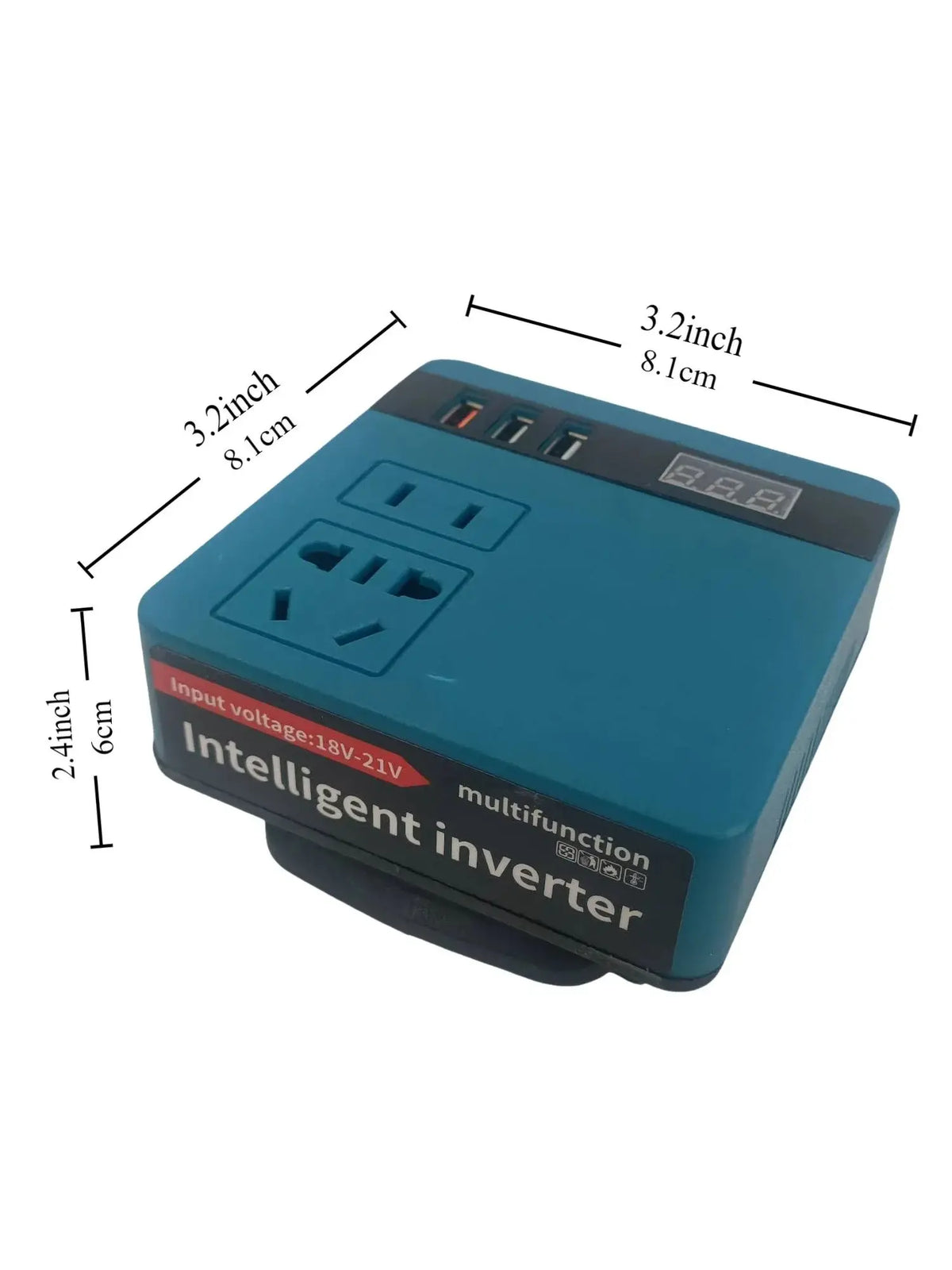 Lithium Battery Inverter Power Bank, AC220V/DC5V/21V Outdoor Household Multifunctional Intelligent Transformer Electric Tool