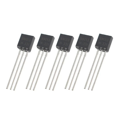 200PCS Transistors Kit NPN PNP S8050 S8550 2N3904 S9012 S9013 S9014 2N3906 C1815 A1015 MJE13001 10 Values Transistor Set