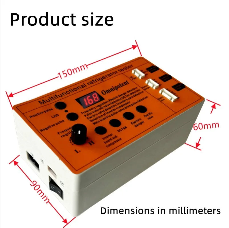 Refrigerator Inverter Board, Compressor, Solenoid Valve, Fan, Air Door, Electric Valve Inspection and Testing Tool for Faults