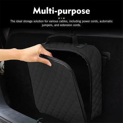 Electric Car EV Charger Storage Bag Waterproof Car Charging Cable Case Organizer for EV Charging Cord Sockets Hoses
