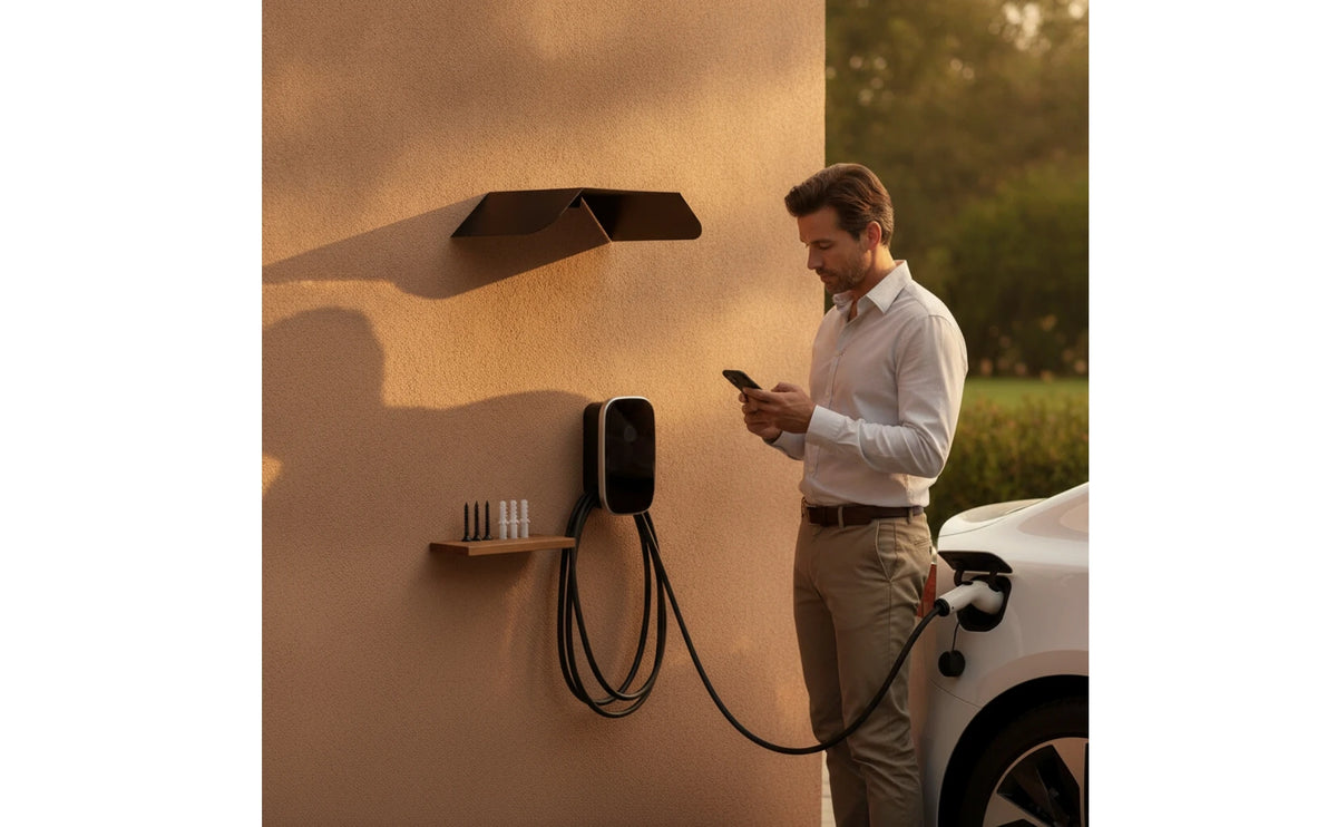 EV Charger Rain Cover Weatherproof EV Charger Cover Guard Weather-Resistant Protection for Electric Car Owners, Driveway