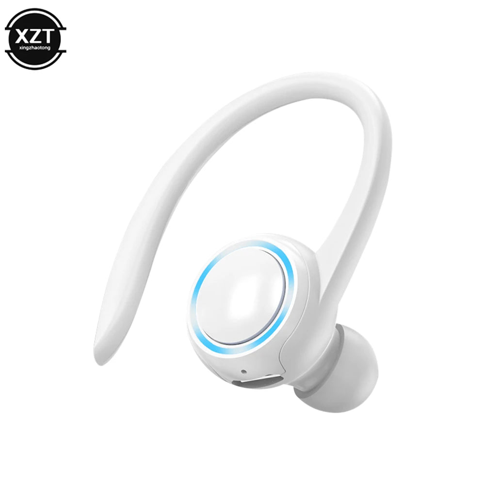 A1S Hanging-Ear Bluetooth Sports Headset Single Handsfree Earphone Stereo Noise Canceling Business Headphones For Smart Phones