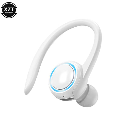 A1S Hanging-Ear Bluetooth Sports Headset Single Handsfree Earphone Stereo Noise Canceling Business Headphones For Smart Phones