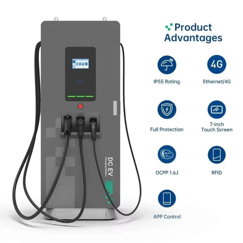Customized Ev Ccs2 Dc Chargers Ev Charger Level 3 80kw 160kw 200KW 260KW Dc Fast Charging Station for Electric Vehicles