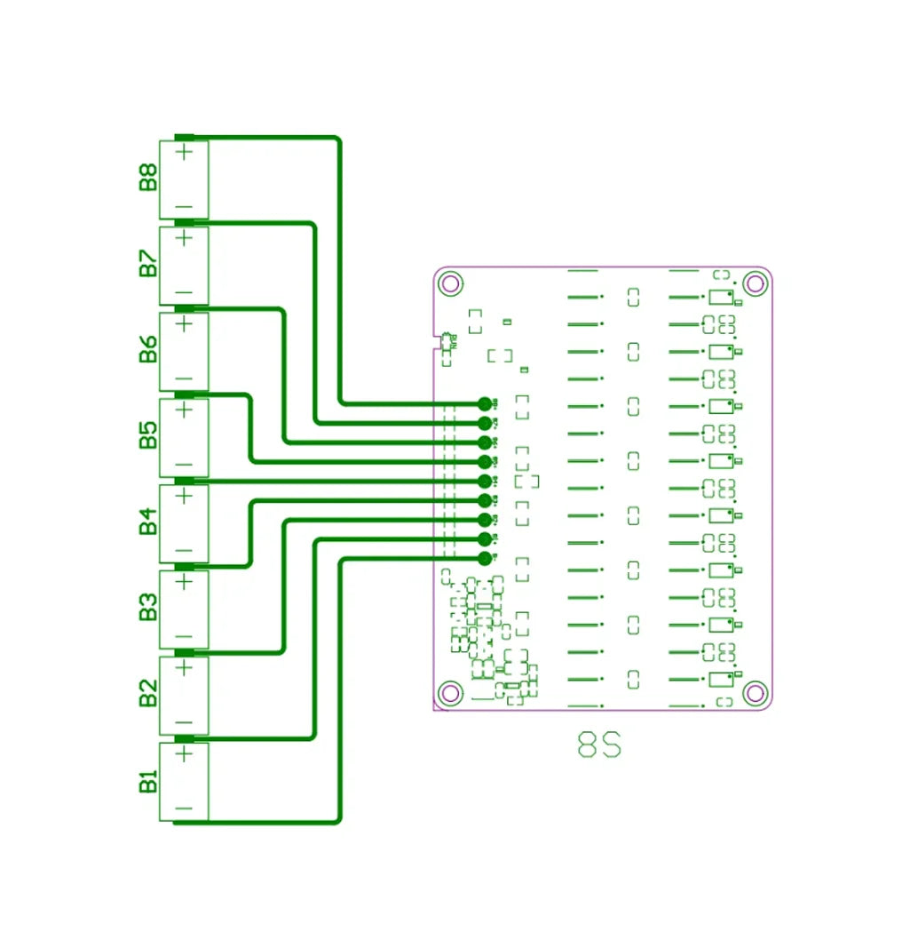 5A 3S 4S 6-8S Lithium Battery Active Equalizer Balancer Board Li-ion Lipo Lifepo4 LTO Battery Energy Capacitor BMS ﻿