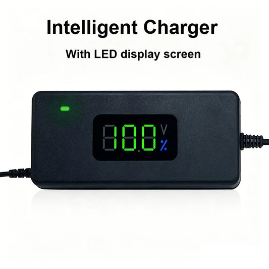Smart Battery Charger For Lithium Batteries 36V 10S 42V/48V 13S 54.6V 2A With LED Display For Power Li-ion Chargers