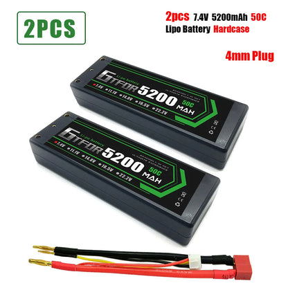 Batteries Lipo 7.4V 11.1V 15.2V 14.8V 22.2V 2S 3S 4S 6S 5200Mah 7000mAh 9200mAh 10000mAh for RC Car Truck Evader BX Truggy