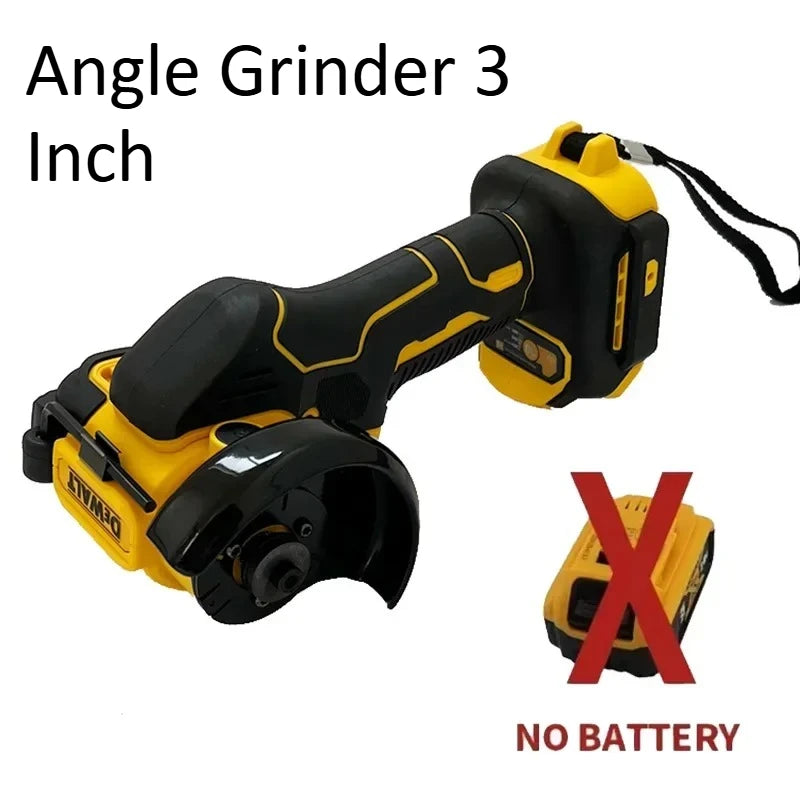 DEWALT Cordless  Angle Grinder Cutting Machine Grinding Polishing Machine Electric Diamond Cutting Grinder Power Tools