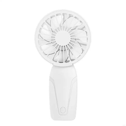 J1HF Rechargeable Portable Fan Handheld Fan Cooling Fan Small Pocket Fan 3 Speed for Office Outdoor Camping Travel