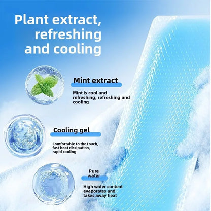 Cooling and Refreshing Patch, Instantly Reduces Temperature and Relieves Discomfort. Use It When Experiencing Heat During Summer