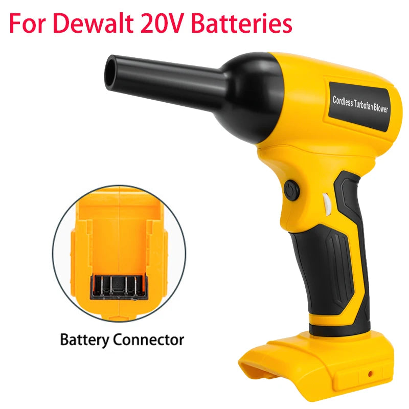 Power Tools Accessories for Dewalt 20V Battery Brushless Electric Turbo Jet Gun Handheld Fan Computer Keyboard Cleaning Tools