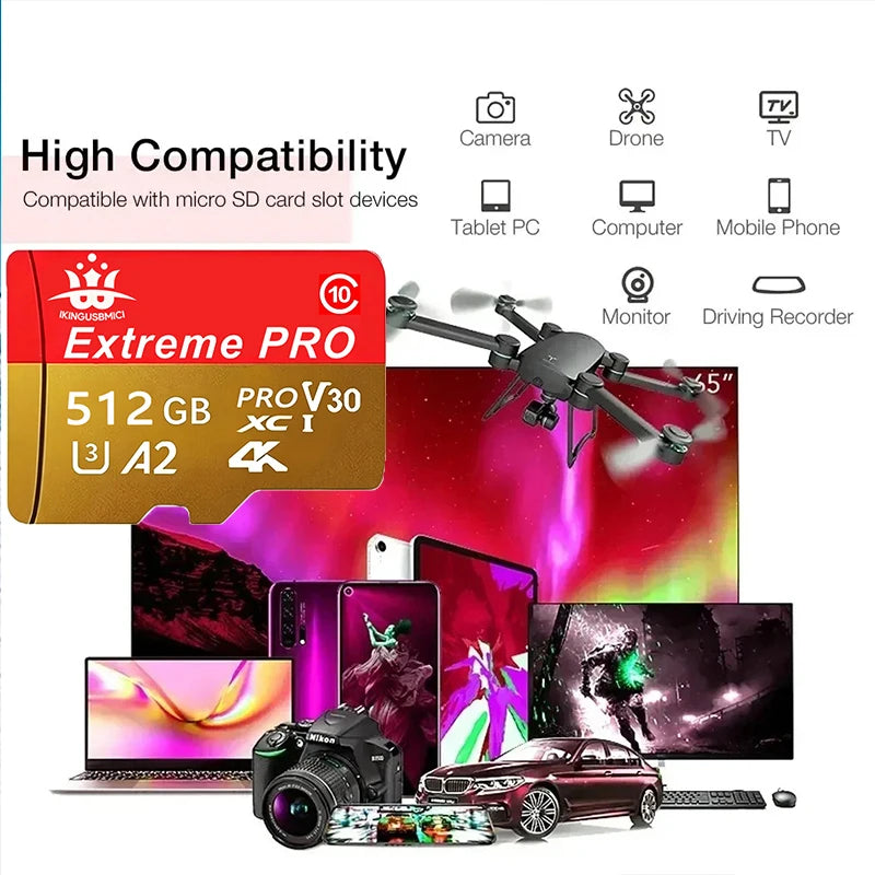 32gb 64gb 128gb 256gb 512gb Memory Card Original for Phone Class10 Micro Flash U3 Fast Premium High Speed High Quality Class 10