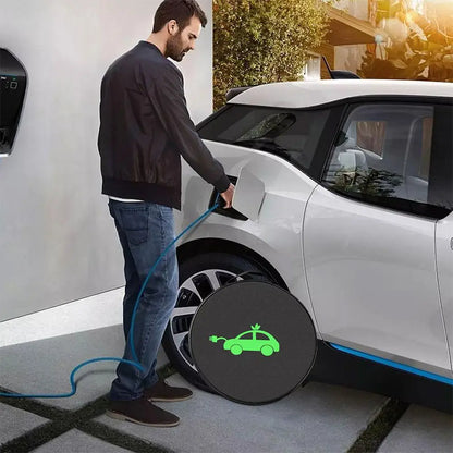 EV Cable Organizer Bag Electric Car Charger Box Charging Organizer Jumper Cable Bag Electric Vehicle Charging Cable Case