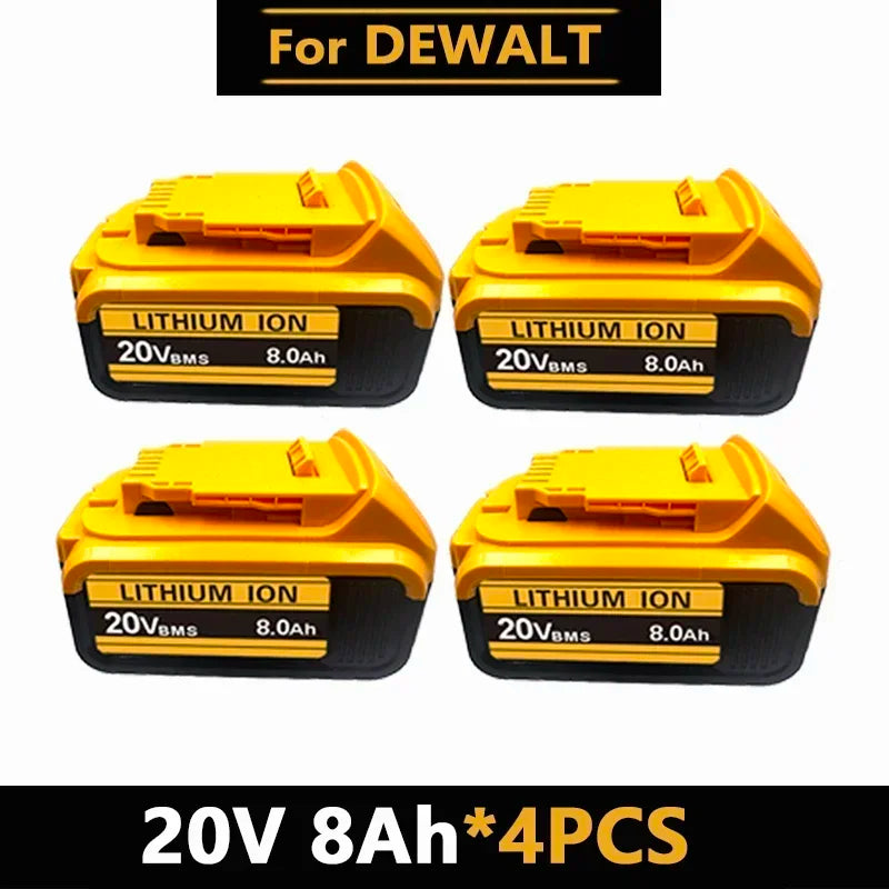 for DeWalt 18v 20V Lithium Ion Batteries 20V 12Ah DCB203 Li ion Battery Replacement DCB206 DCB205 DCB204 DCB200Power Tools