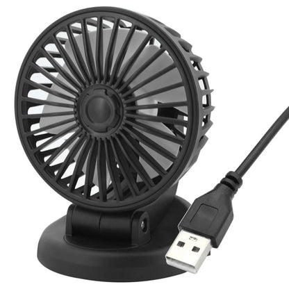 USB Charge Dual Head Fan Car Seat Back Cooling Fan Summer 360 Degree Rotation Auto Headrest Ventilation Fan Neck Cooler