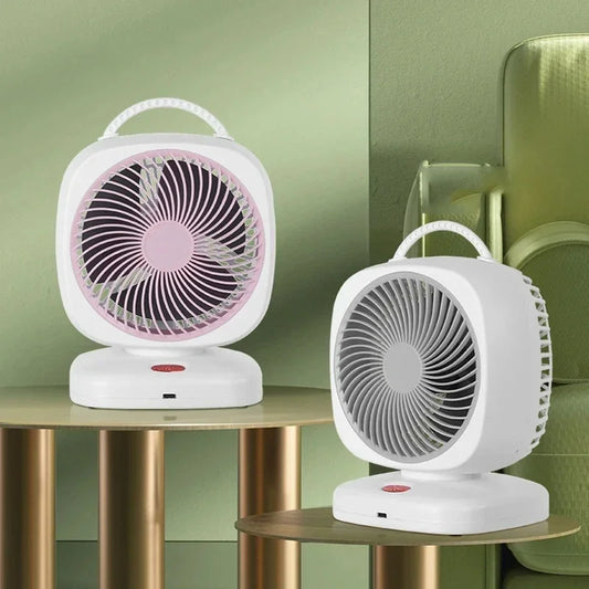 Wireless 2000mah Rechargeable Camping Fan Mini Desktop Fan High Wind Portable Rechargeable Fan Office Home Usb power supply