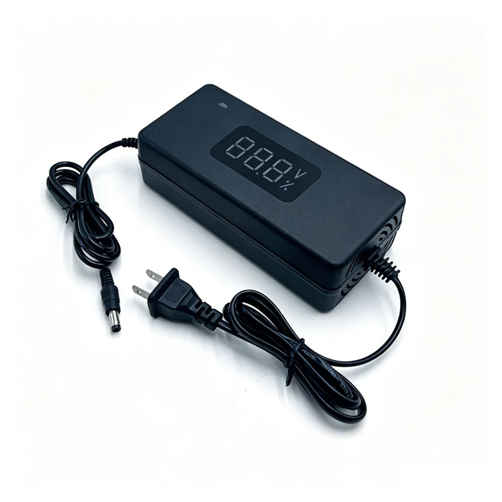 Smart Battery Charger For Lithium Batteries 36V 10S 42V/48V 13S 54.6V 2A With LED Display For Power Li-ion Chargers