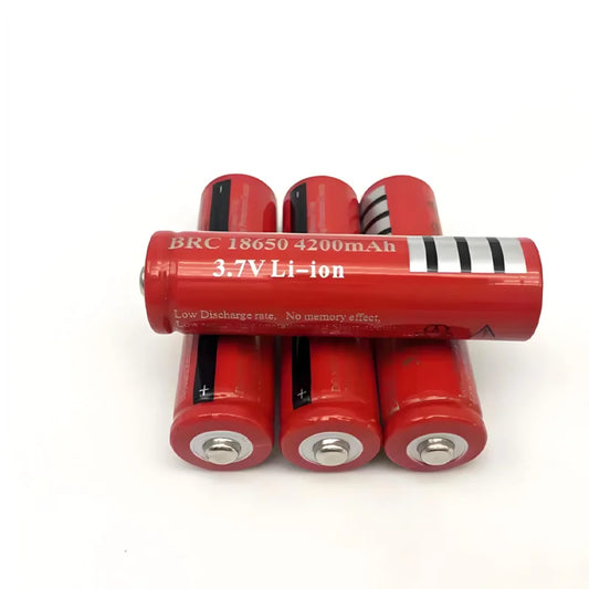 Original 18650 batterie 3,7V 4200mAh wiederaufladbare liion batterie für Led taschenlampe batery litio batterie + USB Ladegerät