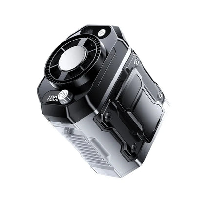 Rechargeable semiconductor cooling waist-mounted fan, outdoor neck-mounted handheld small fan with ultra-long battery life