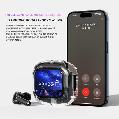 Air Max Smart Touch Screen Headsets TWS In Ear Buds Sports Earphones Binaural pro Stereo Soundtrack Microphone Bass Headsets