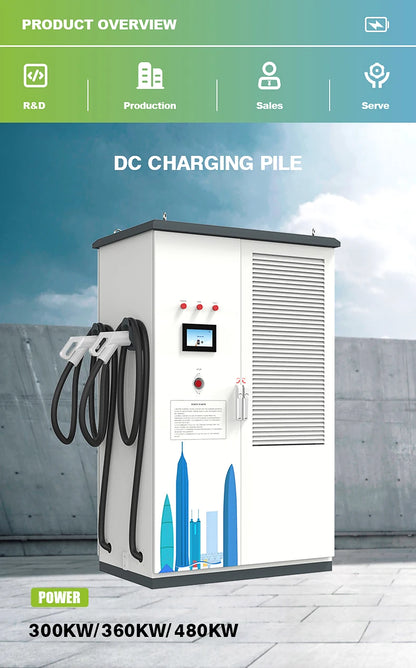 240KW Commercial EV DC Charger Rapid Charging Station for Electric Vehicles Public Parking Highway Rest Areas