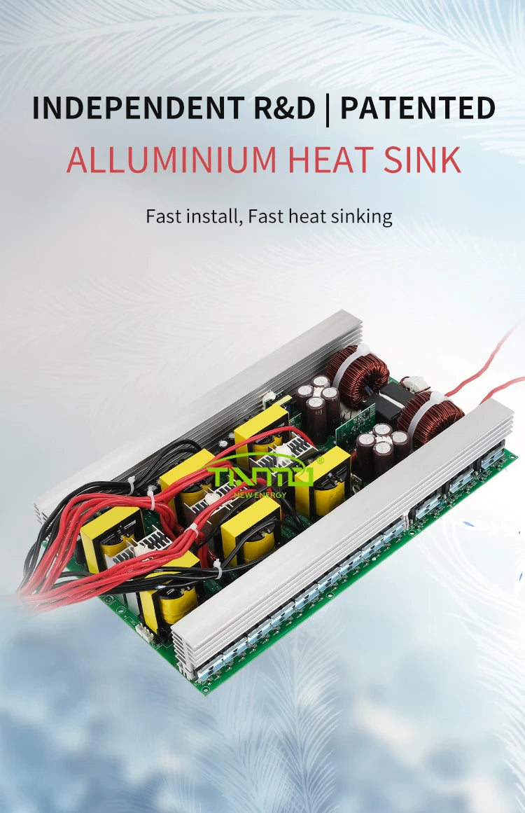 6kW circuit diagram DC AC power inverter 6000 watts 24v 220 solar power station inverter