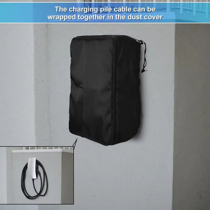 Car Charging Station Dust Cover, EV Charger Cover, Charging Station Hood, Adjustable Size Zipper Waterproof and Dust-Proof Cover
