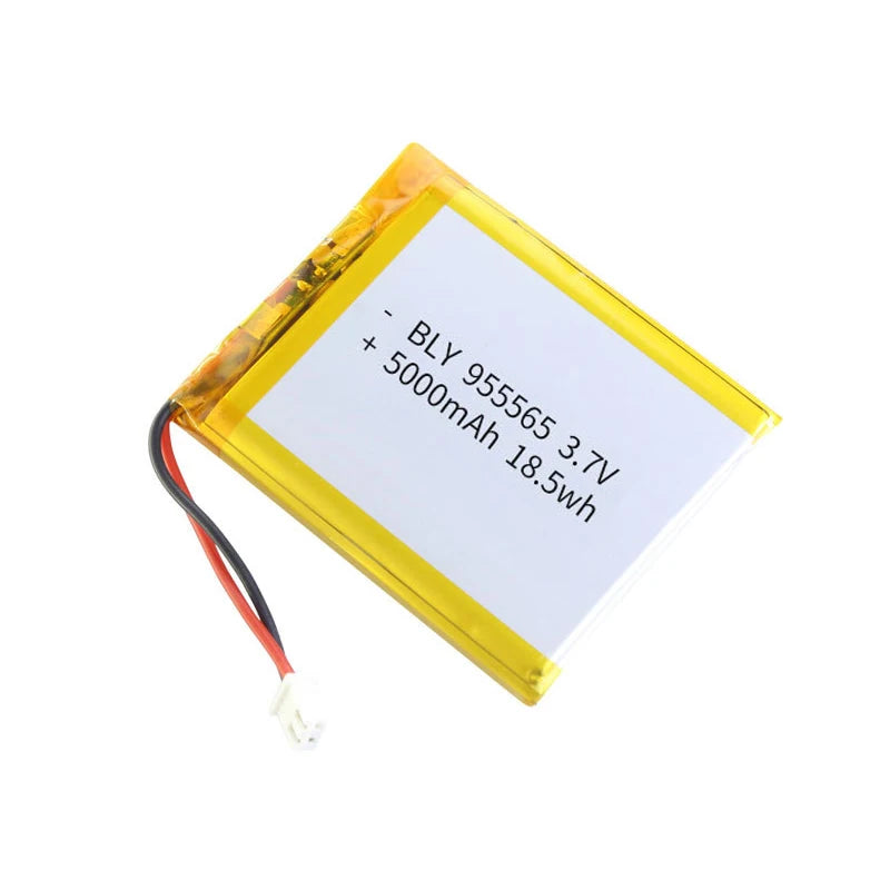3.7V 5000mAh 955565 Polymer Lithium Battery Lithium Ion Battery For Power Bank GPS 100% Real Capacity