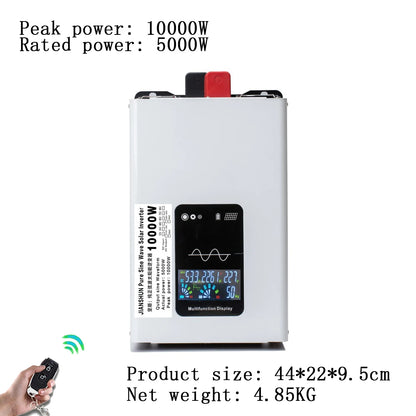 12000W 10000W 8000W Power Pure Sine Wave Inverter 12V 24v 220v 24V 48V 60V 72V To 110v Converter Solar Car Inverters Off Grid