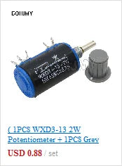20PCS RM065 Trimmer Potentiometer Adjustable Resistor 500R 1K 5K 10K 20K 50K 100K 200K 500K 1M RM-065 Variable Resistors
