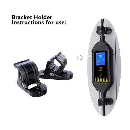 Portable EV Charger 3.5KW AC EV Charging Station Type2 J1772 GBT Portable EV Charging Pile with 2.8 Inch LCD Screen APP Control