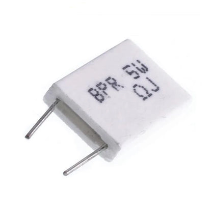 10pcs 5W 10W BPR56 ceramic resistors 0.1 ~ 10k ohm 0.33R 1R 10R 100R 0.22 0.33 1 10 100 1K 10K Cement resistence ohms