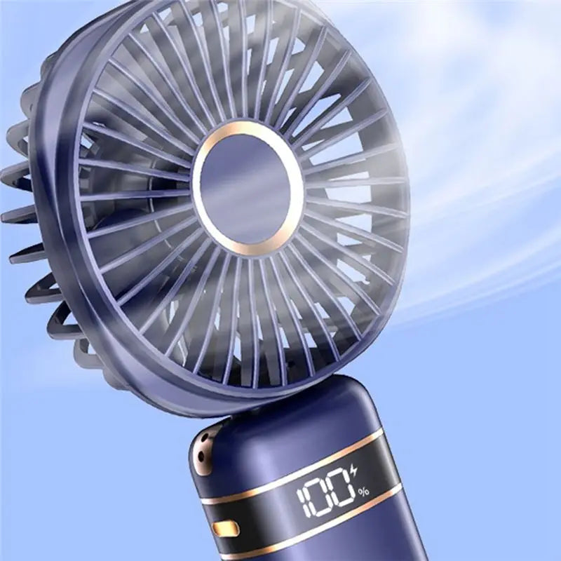 [NEW!N92R】 USB Rechargeable Handheld Fan Portable Handheld Fan Foldable Rechargeable Small Fan C