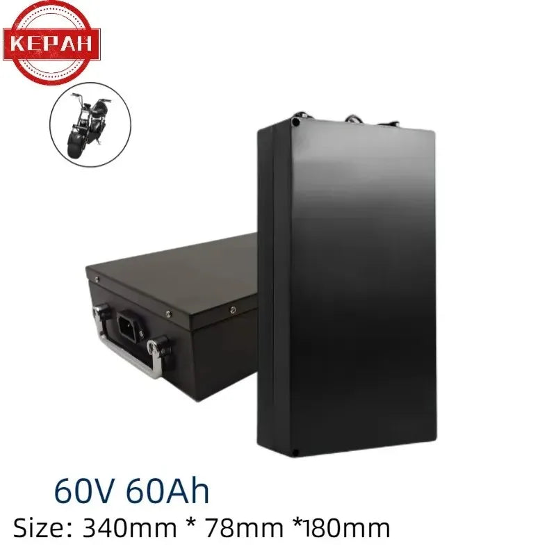 Electric  Lithium Battery Waterproof 18650 Battery 60V 20ah for Two Wheel Foldable Citycoco