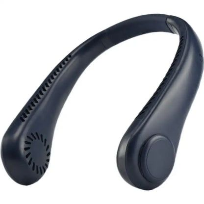 Portable Bladeless Neck Fan 5000mAh Rechargeable Personal Cooling Fan 5-Speed Quiet Wearable Fan for Travel Sports Outdoor
